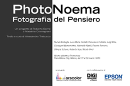 PhotoNoema. Copertina Catalogo Mostra